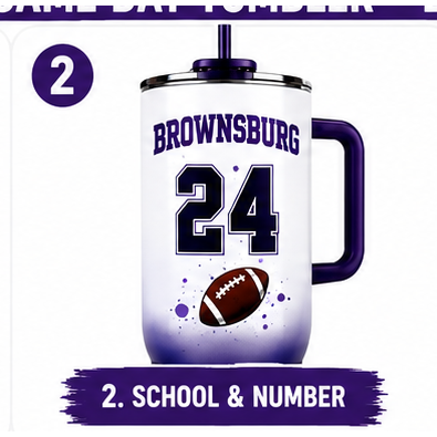 Brownsburg Bulldogs Custom Tumbler & Bottle Fundraiser