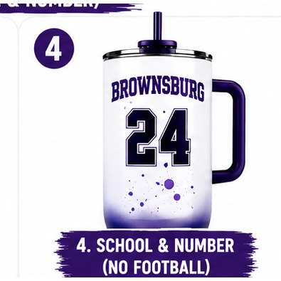 Brownsburg Bulldogs Custom Tumbler & Bottle Fundraiser