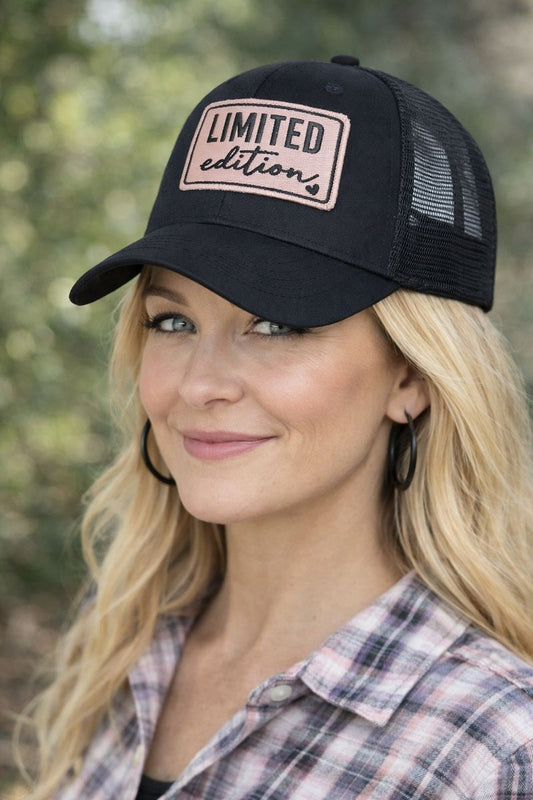 Limited Editions Patch Hat - Baseball Cap or Trucker Hat