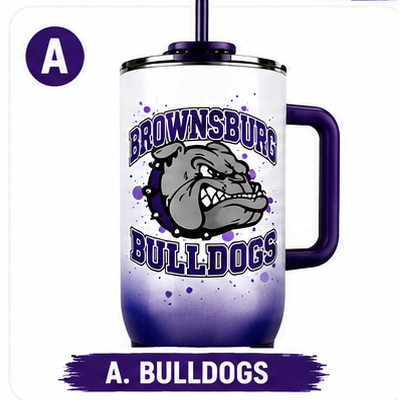 Brownsburg Bulldogs Custom Tumbler & Bottle Fundraiser