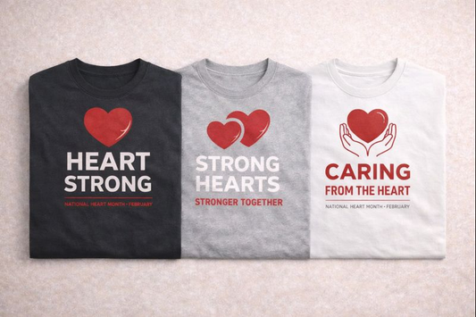 National Heart Month Awareness Tees - Be The Help