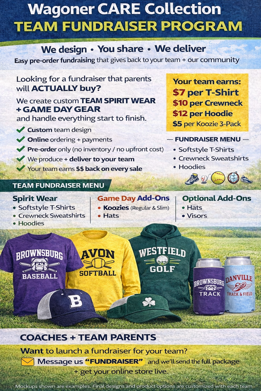Team Fundraiser Program - Custom Spirit Wear & Game Day Gear
