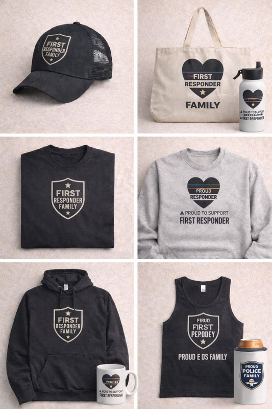 First Responder Family Support Apparel - Proud to Support