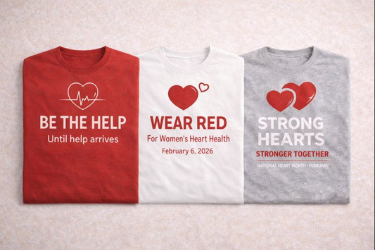 National Heart Month Awareness Tees - Be The Help